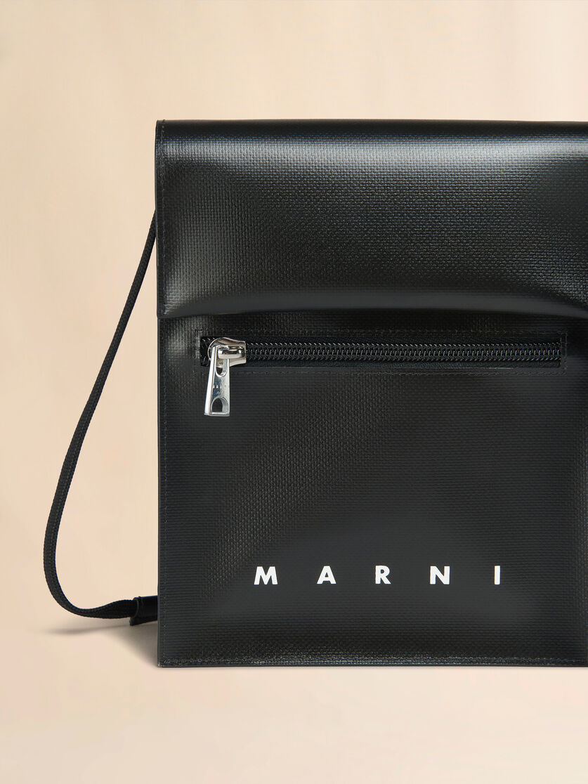 Black pouch with shoelace strap - Shoulder Bags - Image 5