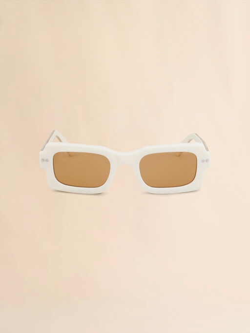 White acetate LAKE VOSTOK sunglasses - Optical