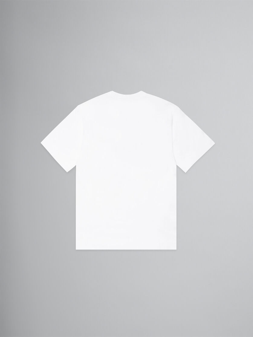 T-shirt bianca con taschino - T-shirt - Image 2