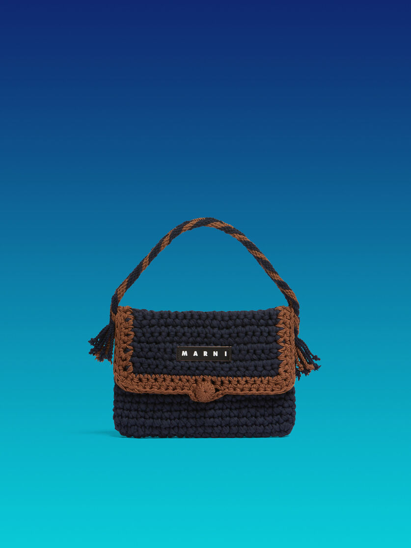 ブルー クロシェ Marni Market Bread ハンドバッグ - ショッピングバッグ - Image 1