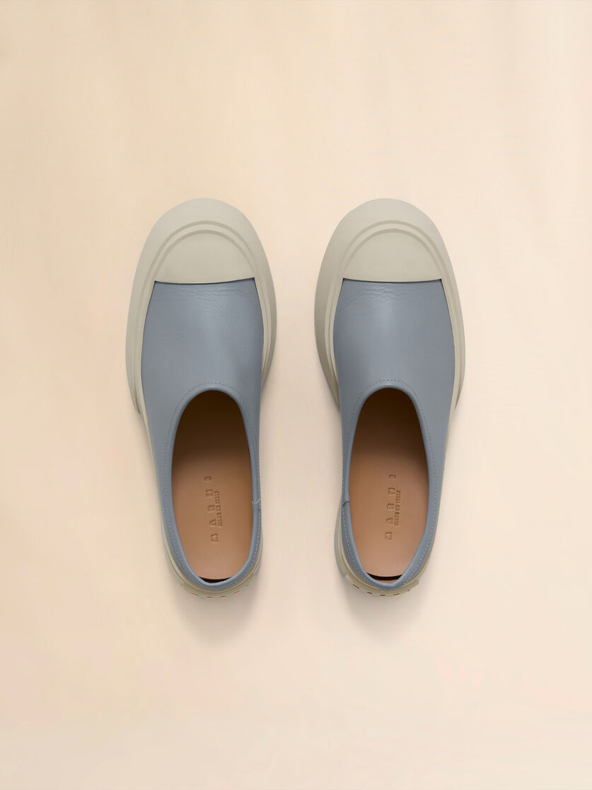 Grey leather Pablo sabot - Sneakers - Image 4