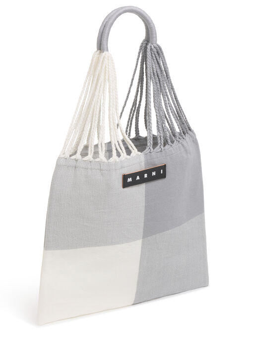マーキュリー MARNI MARKET BIG CHECK HAMMOCK BAG - ハンドバッグ