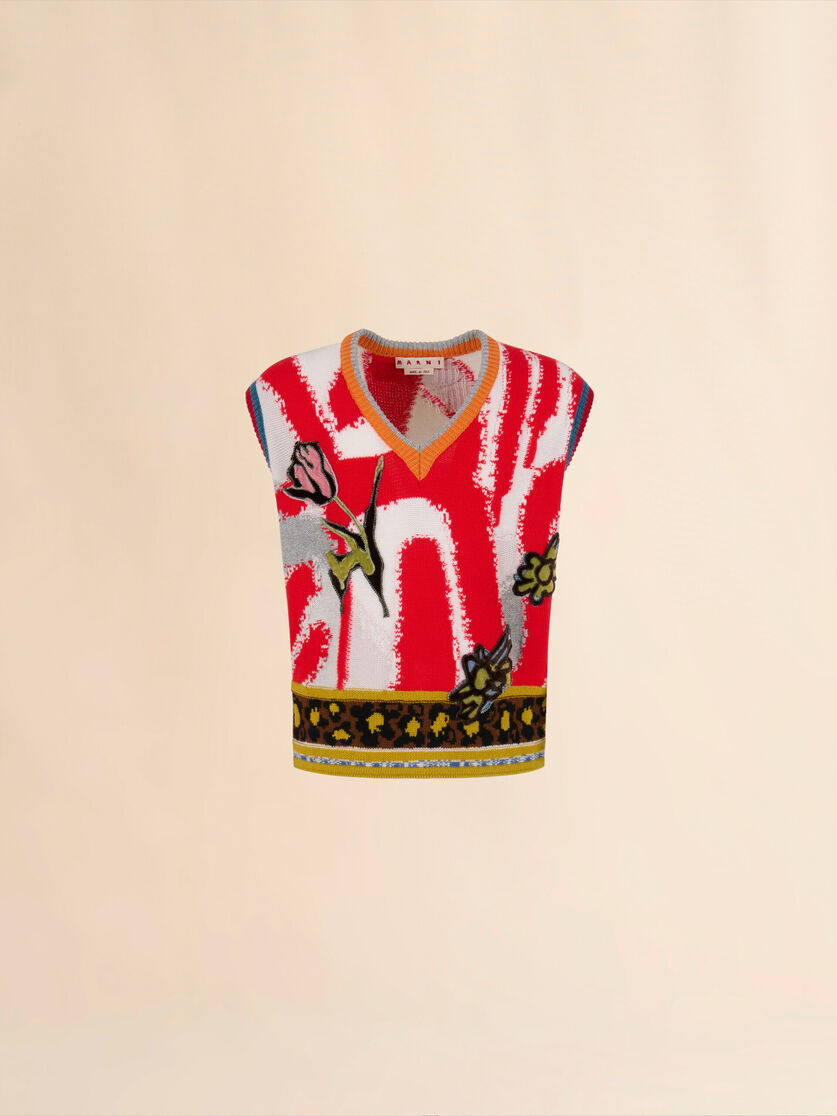Multicolour wool jumper - Pullovers - Image 1
