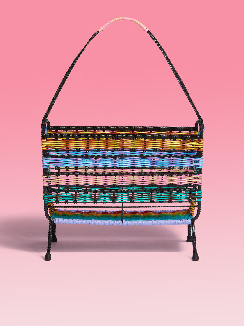 Multicoloured MARNI MARKET woven cable magazine rack - Furniture - Image 1
