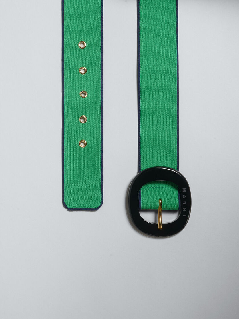 Cinturón de tejido de punto negro y blanco - Cinturones - Image 3