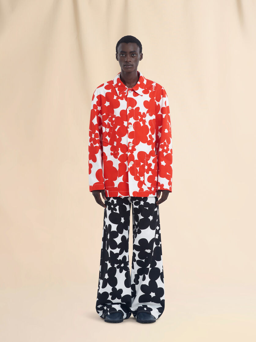 Red and white Dillies print jacket - Jackets - Image 2