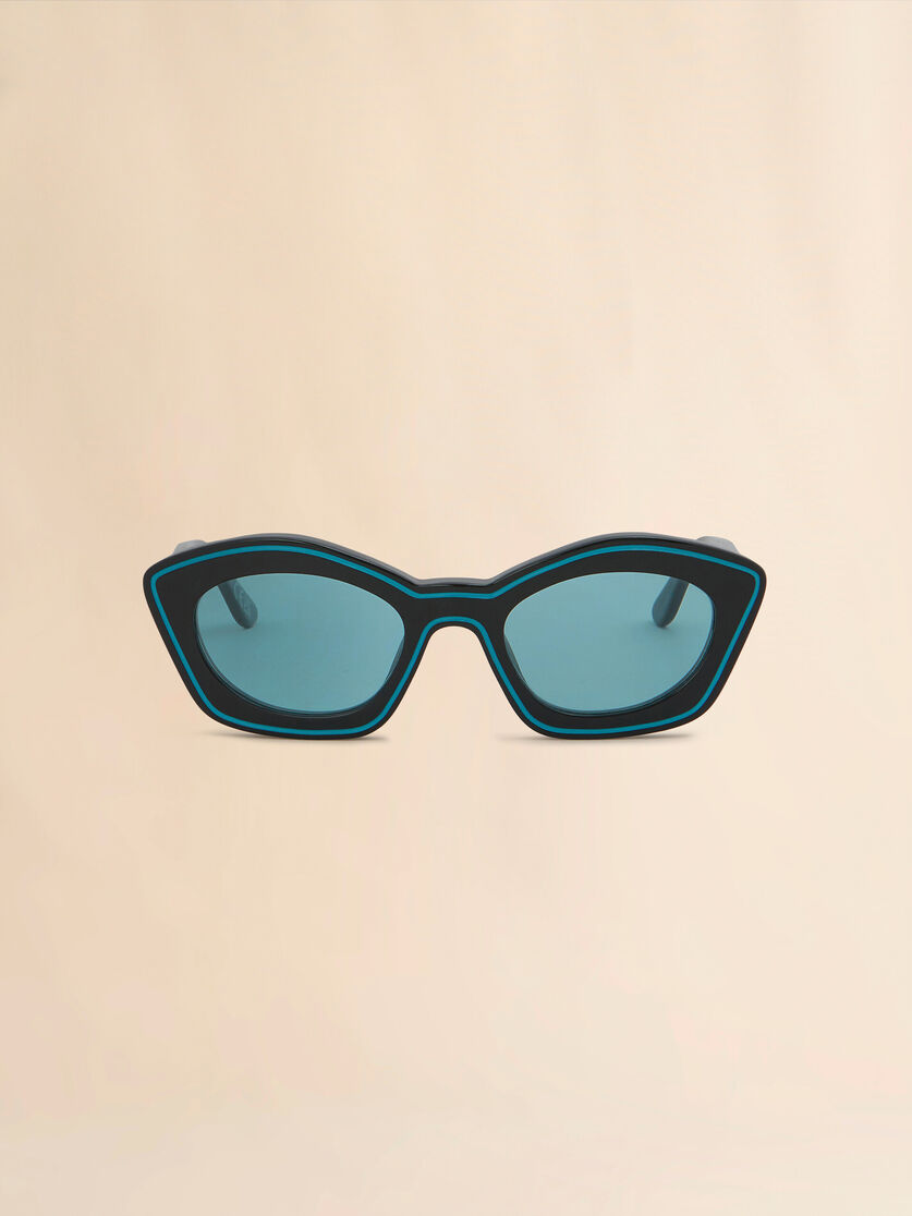 Blaugrüne Sonnenbrille Kea Island - Optisch - Image 1