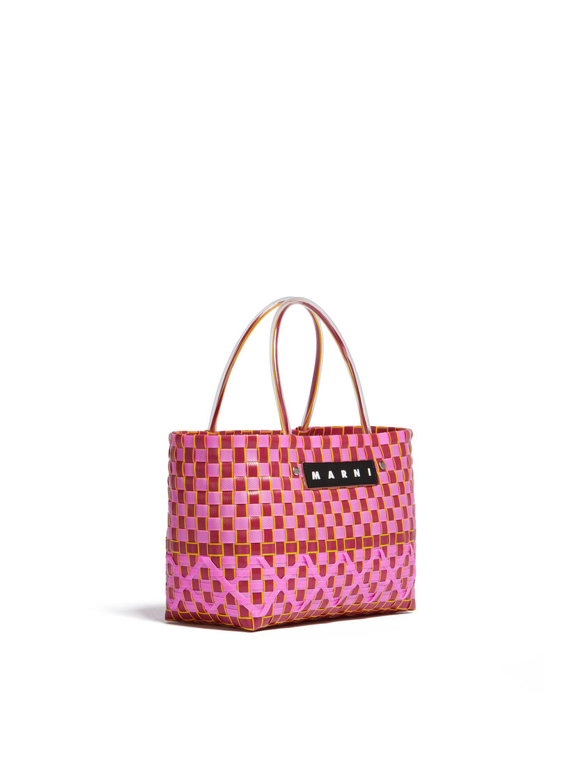 ブルー&レッドウーブン MARNI MARKET OVAL BAG - ショッピングバッグ - Image 2