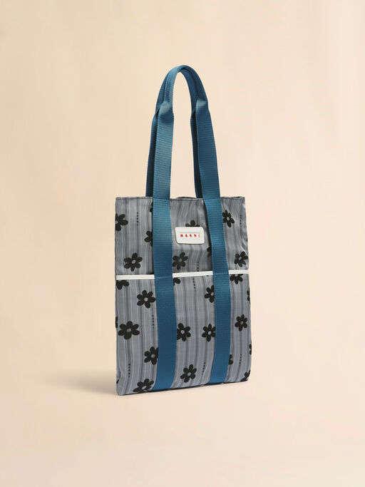Grey cotton tote bag - Shopping Bags