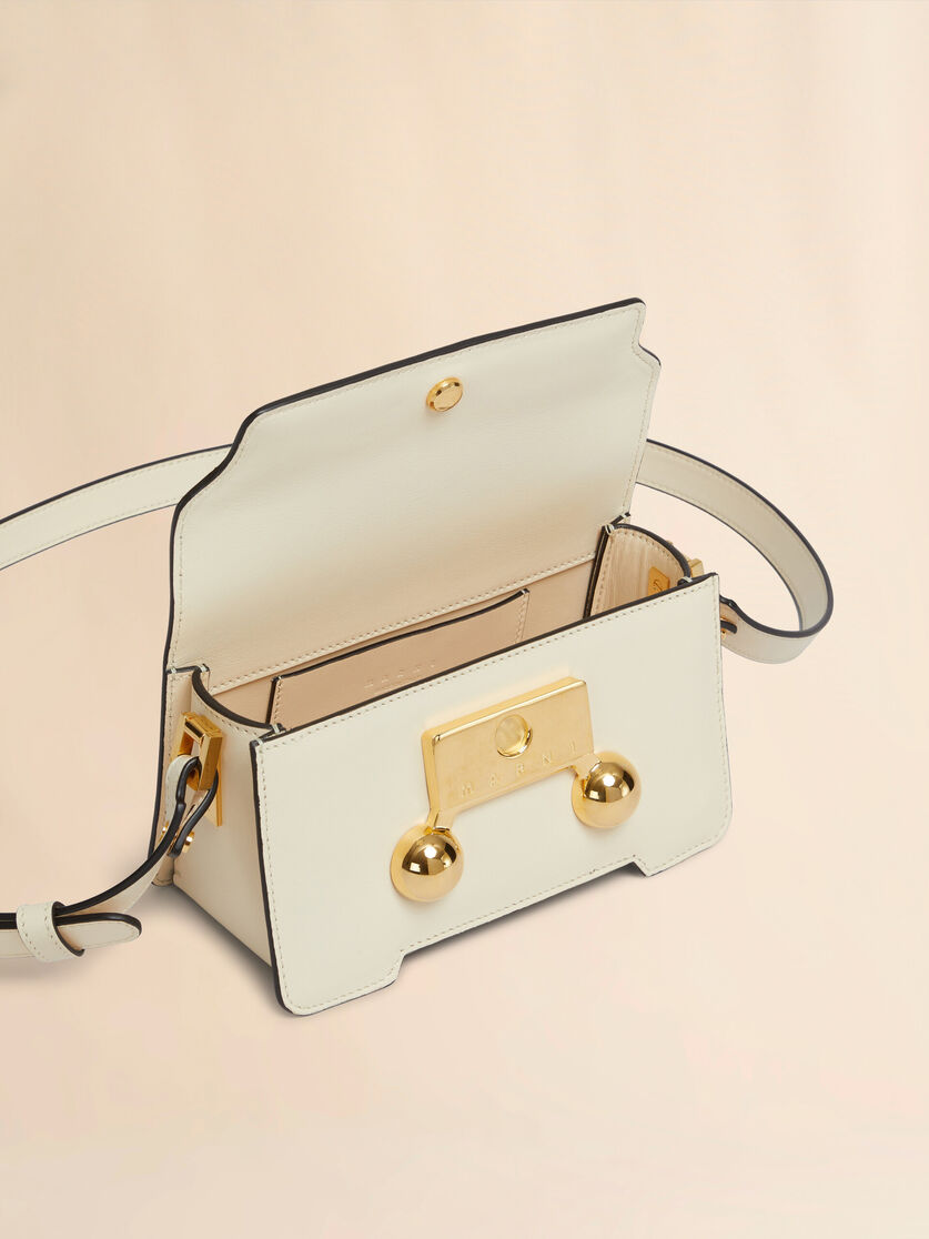 Blue leather Trunkaroo mini shoulder bag - Shoulder Bag - Image 3