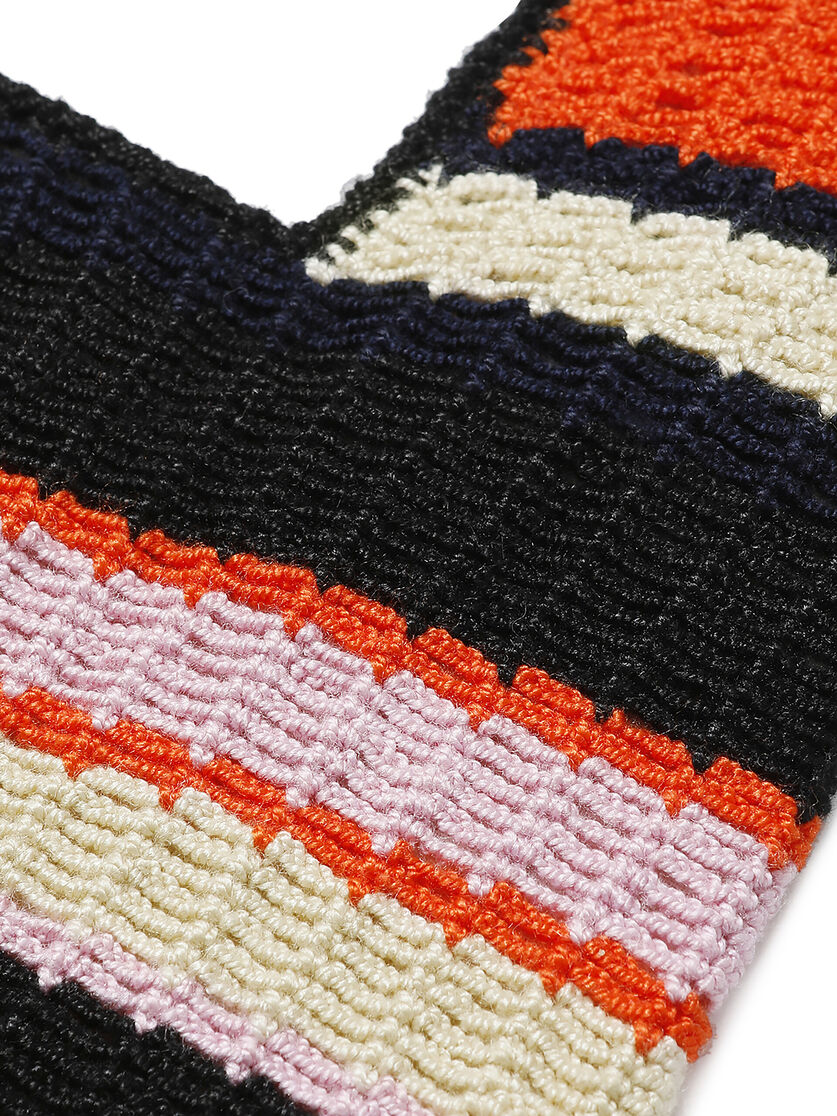 ホワイト&ブルー MARNI MARKET FISH クロシェバッグ - ハンドバッグ - Image 4