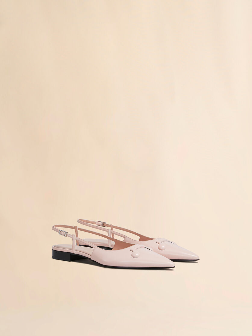 Slingback Trunkaroo de piel rosa con punta afilada - Bailarinas - Image 2