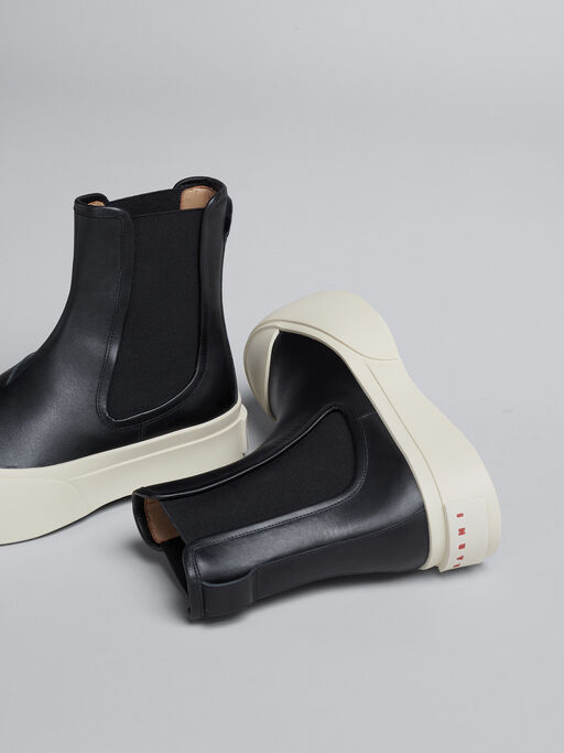 marni leather ankle boots