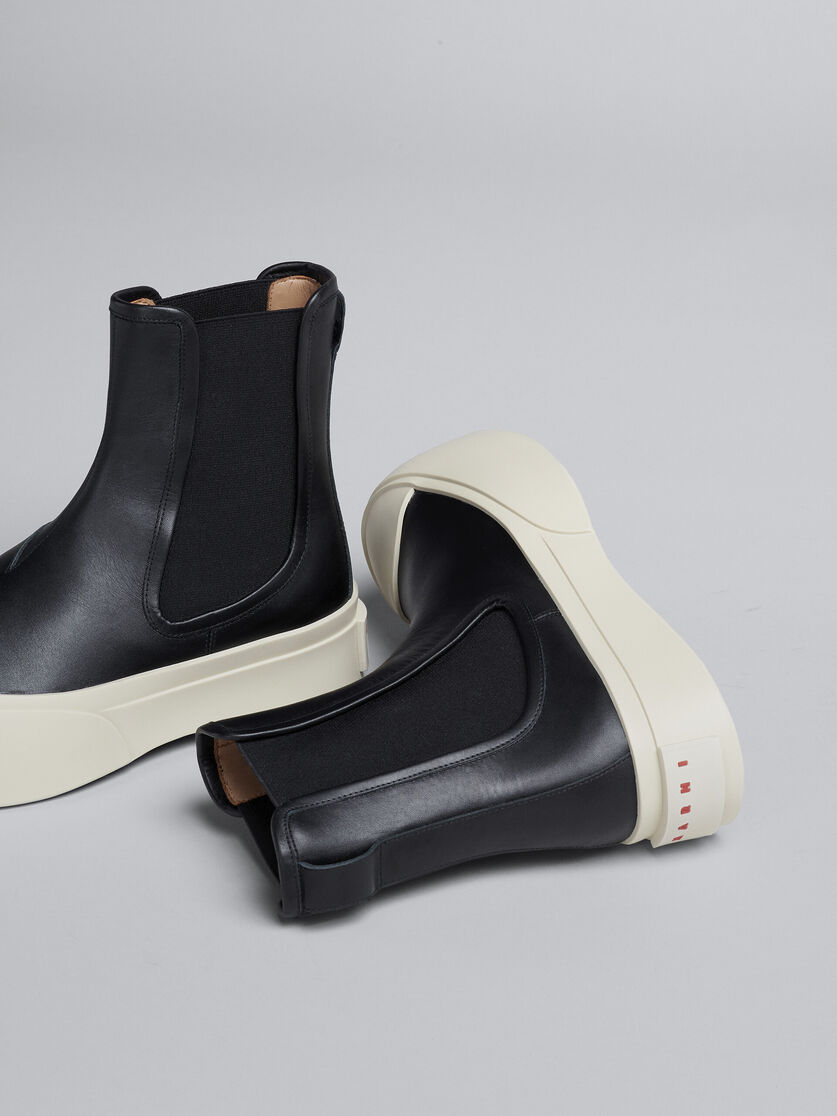 Brown nappa leather Pablo Chelsea Boot - Boots - Image 4