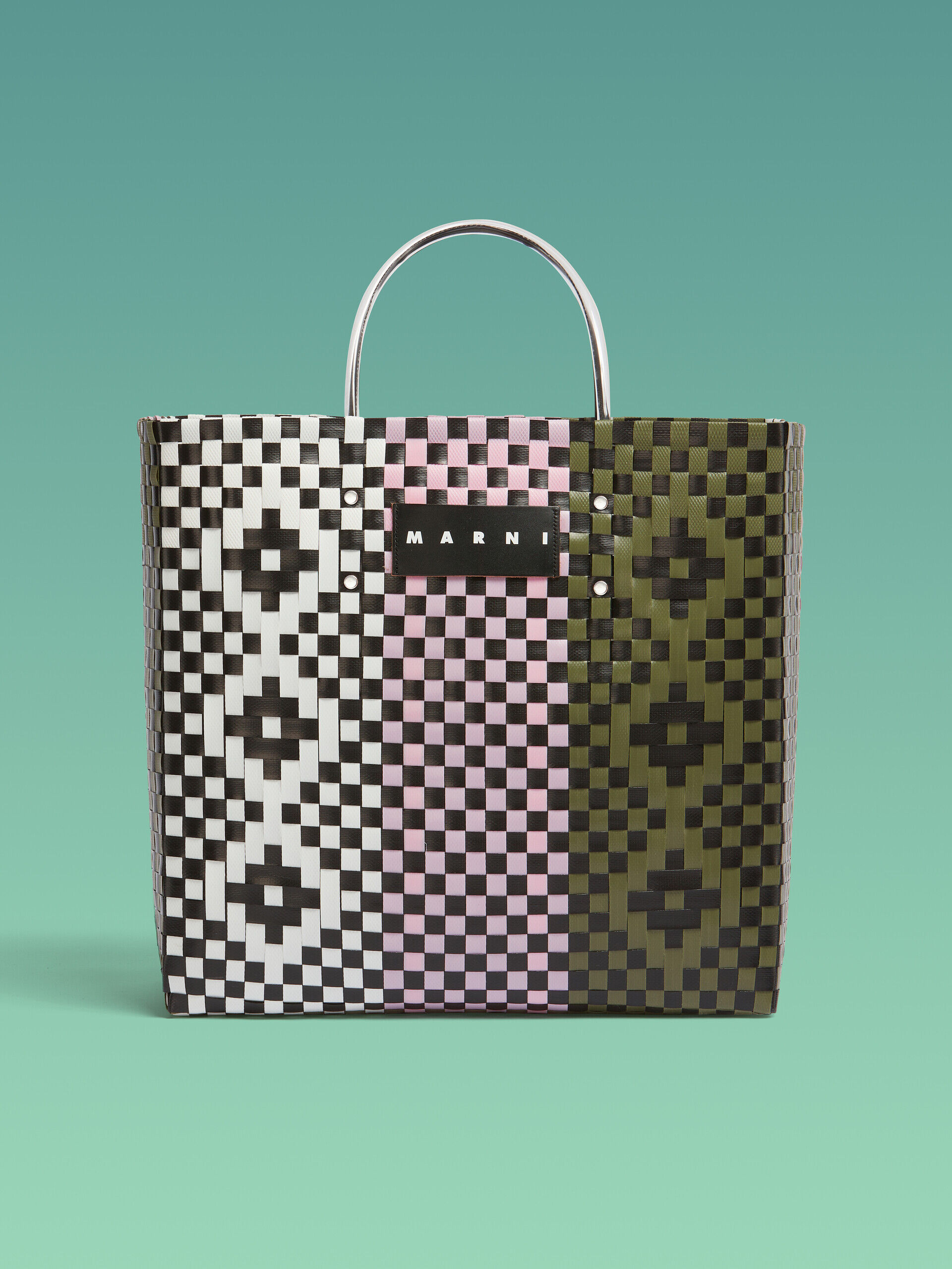 ディープグリーン ロンバス MARNI MARKET ラージバスケット