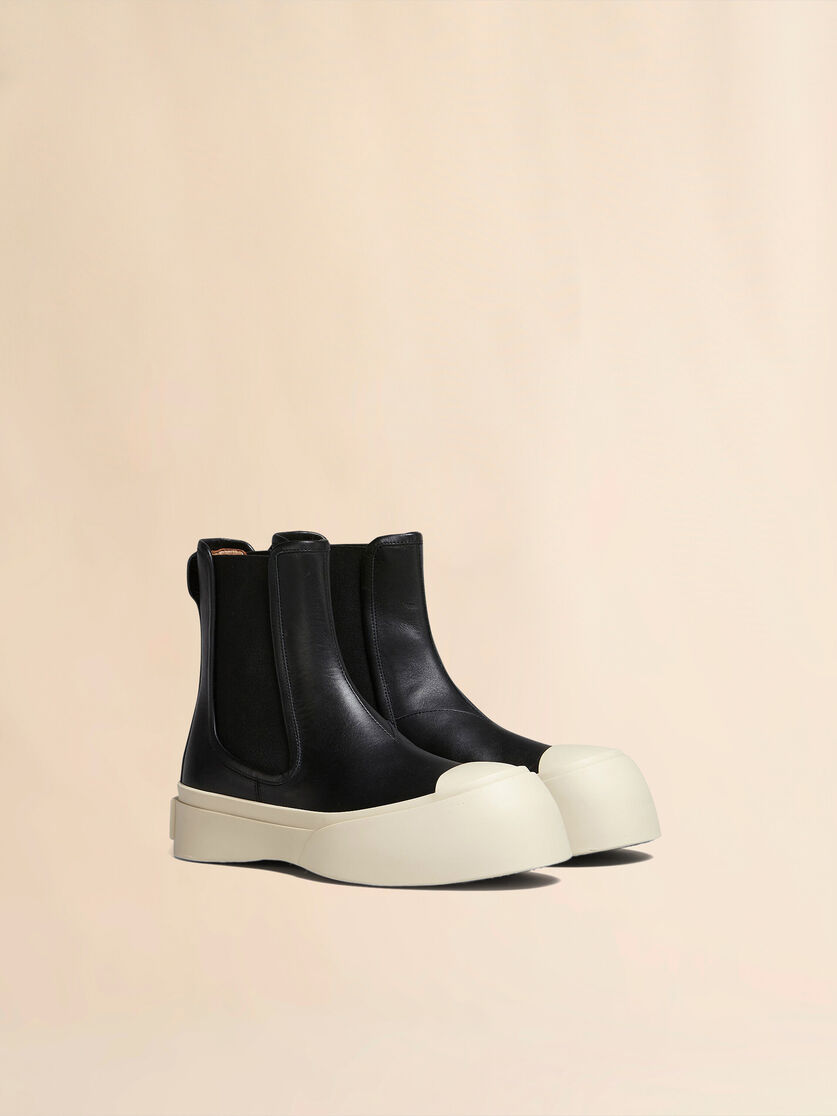 Black nappa leather PABLO Chelsea boot - Boots - Image 2