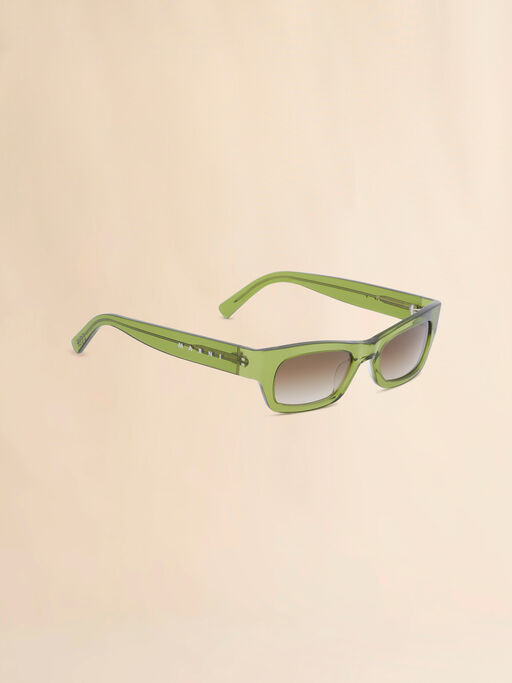 Clear green Haicli sunglasses - Optical