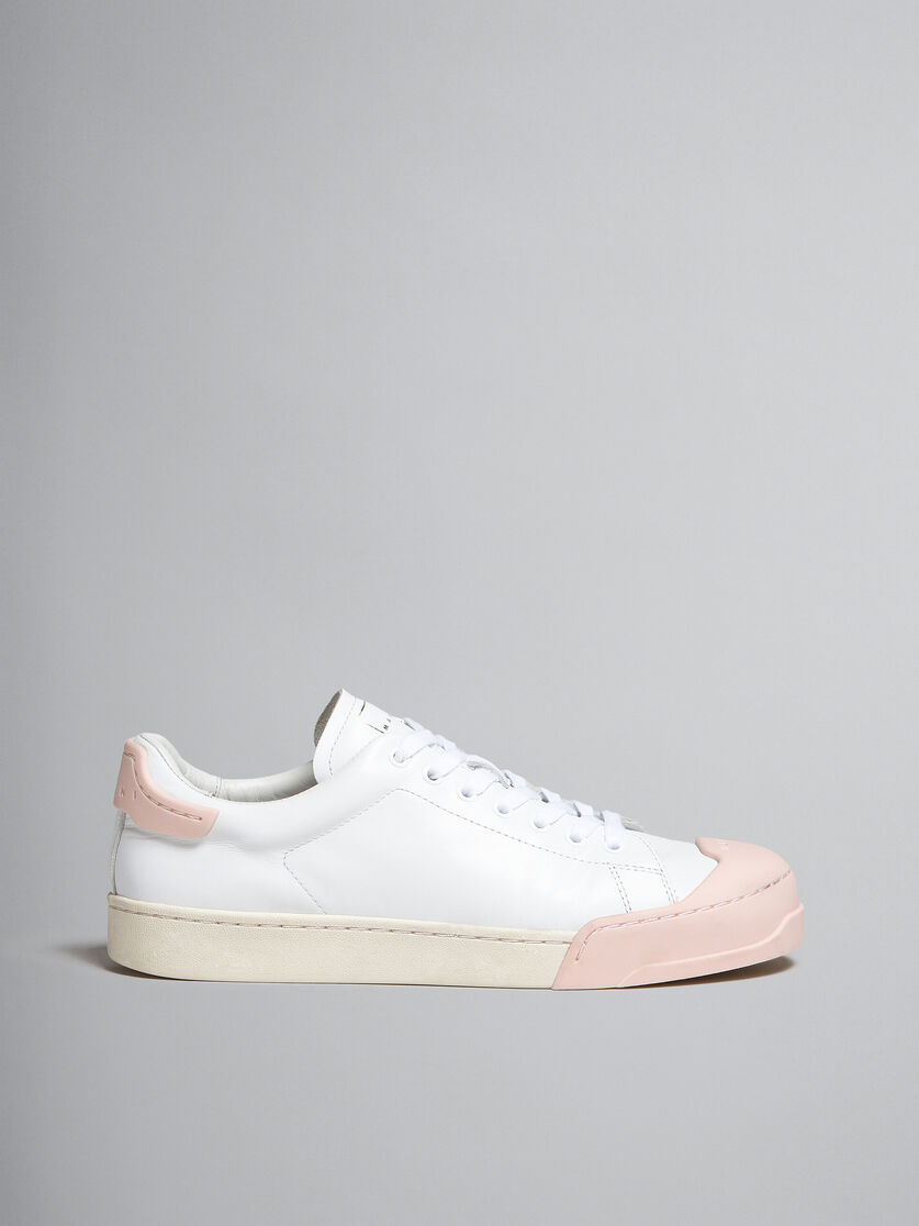 Dada Bumper sneaker in white and yellow leather - Sneakers - Image 1