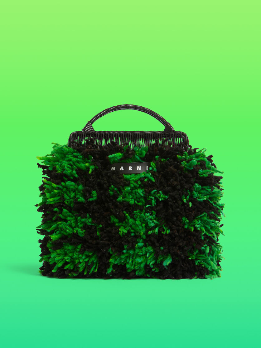 ブルー Marni Market Woolyバッグ - ハンドバッグ - Image 1