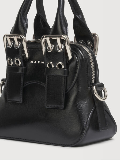 Black leather mini Belte Bag - Handbags