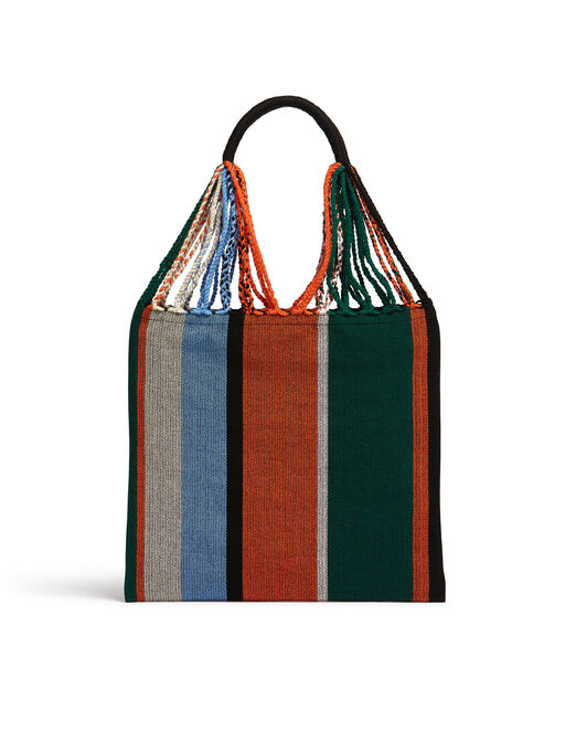 マルチカラー クロシェ MARNI MARKET HAMMOCKバッグ - ハンドバッグ