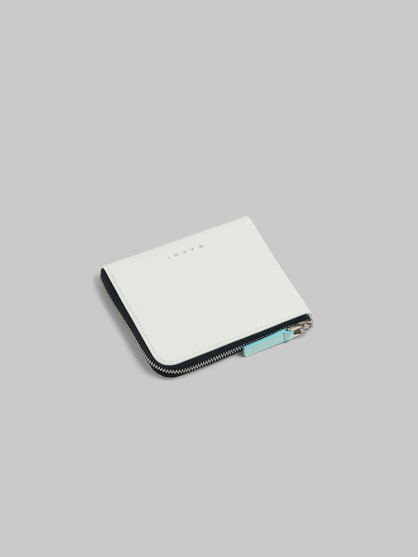 ブラック レザー製 ジップアラウンド Prisma ウォレット - 財布 - Image 3