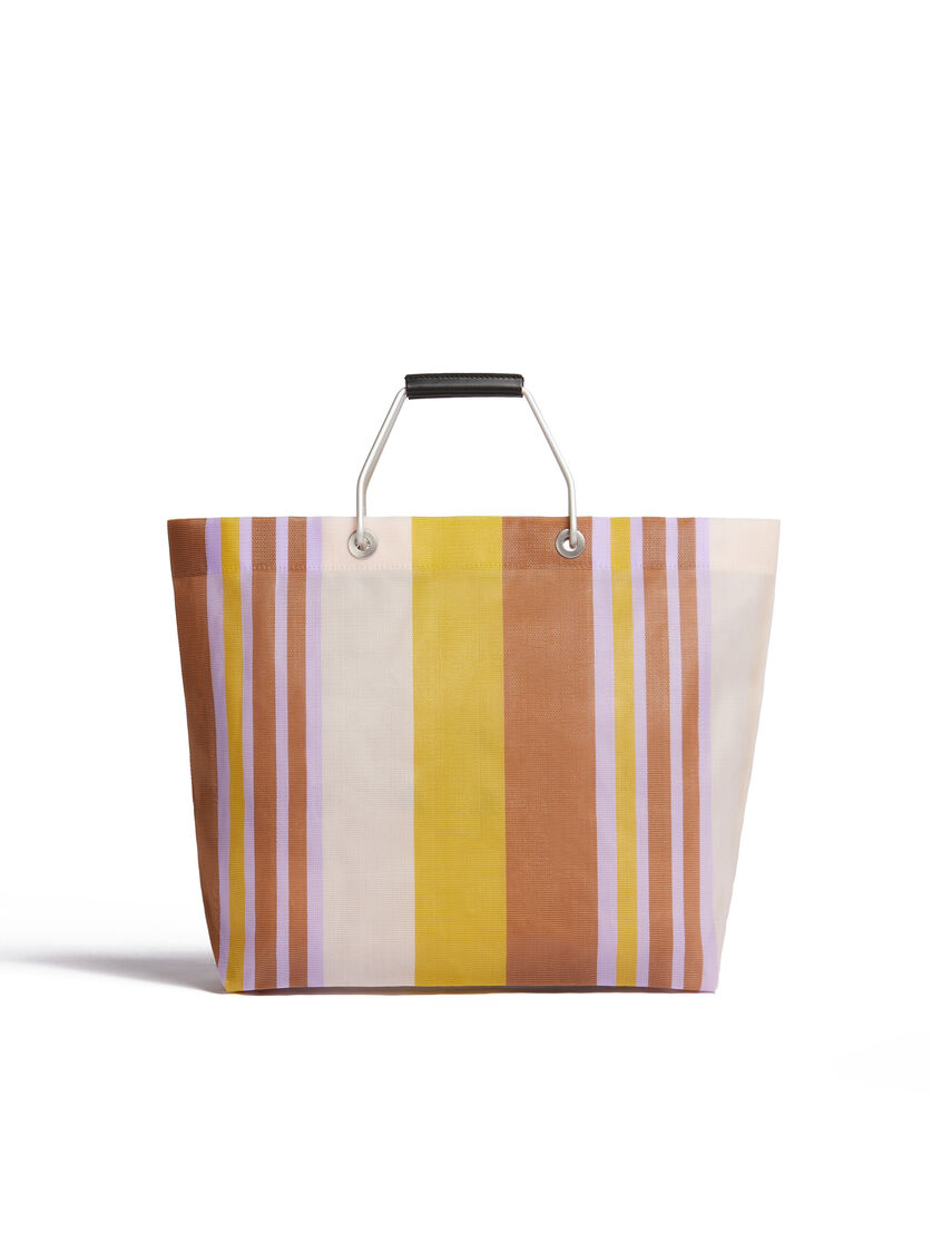 マルチカラーブルー MARNI MARKET STRIPE BAG - ショッピングバッグ - Image 3