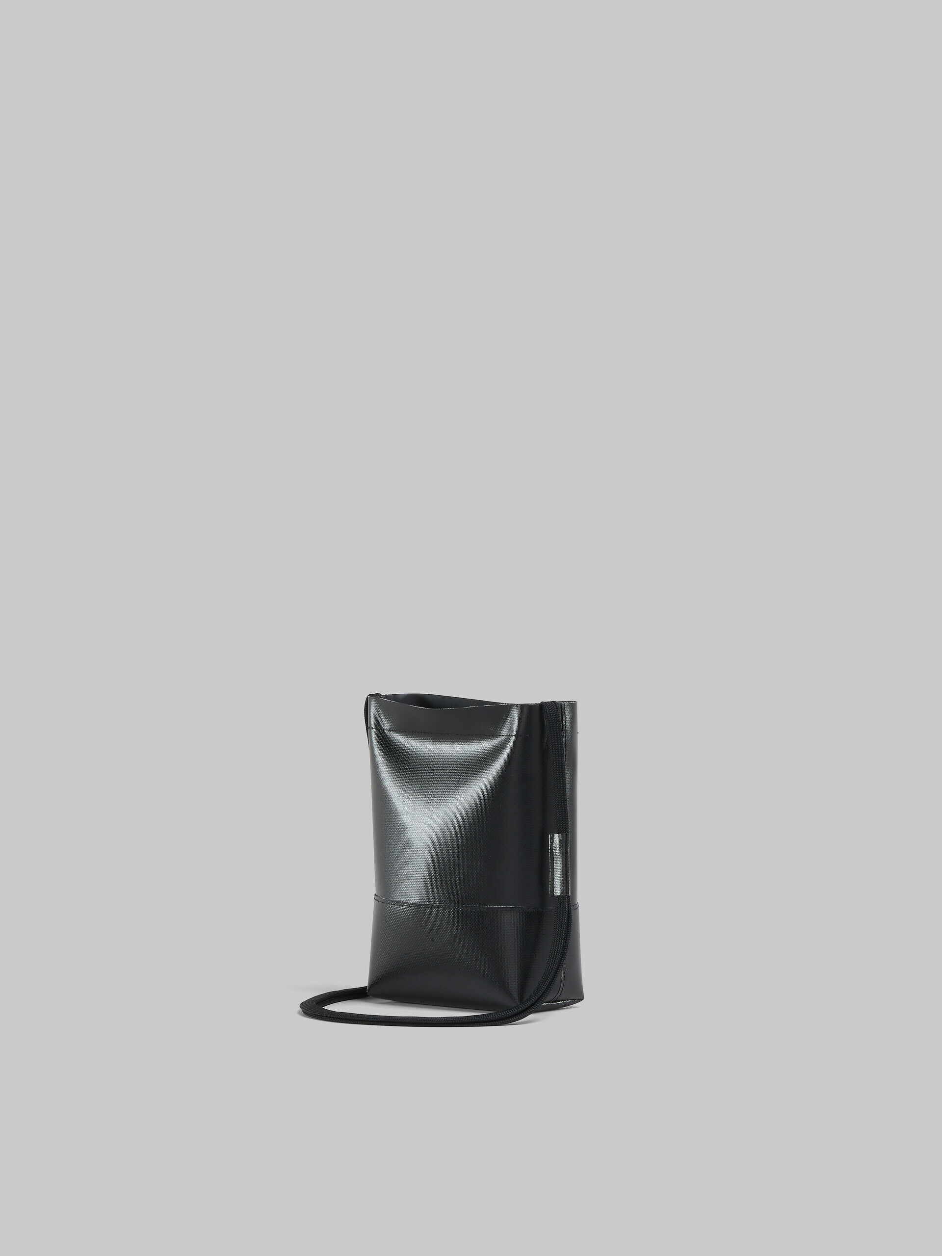 ブラック シューレースストラップ付き クロスボディバッグ | Marni
