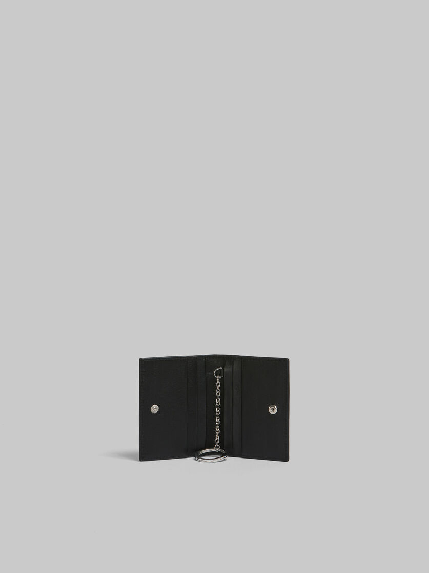 Schlüsselanhänger aus Leder mit Marni-Flicken in Schwarz - Brieftaschen - Image 2