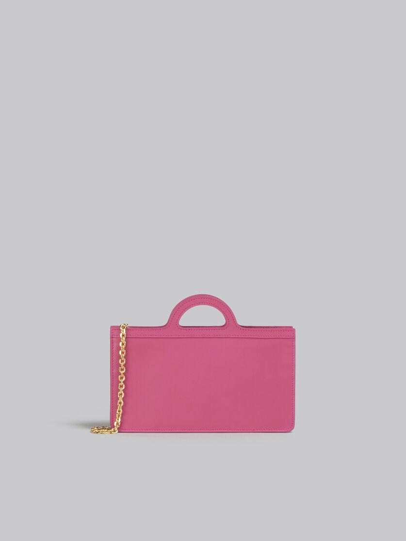 Pink leather Tropicalia long wallet with chain strap - Wallets - Image 3