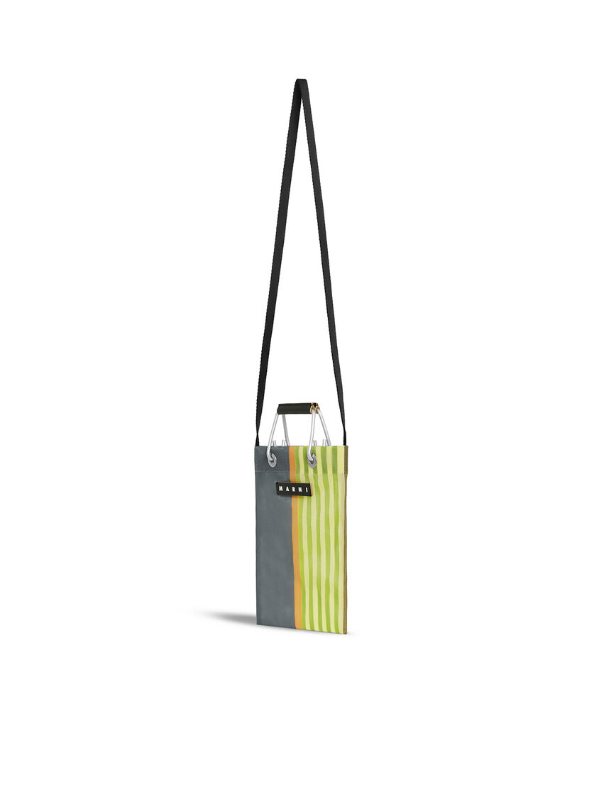 グリーンブルー(ターコイズ) MARNI MARKET STRIPE MINI SHOULDER BAG - ハンドバッグ - Image 2