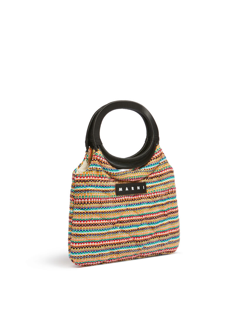 マイクロストライプ MARNI MARKET Boat パディングバッグ - ショッピングバッグ - Image 2