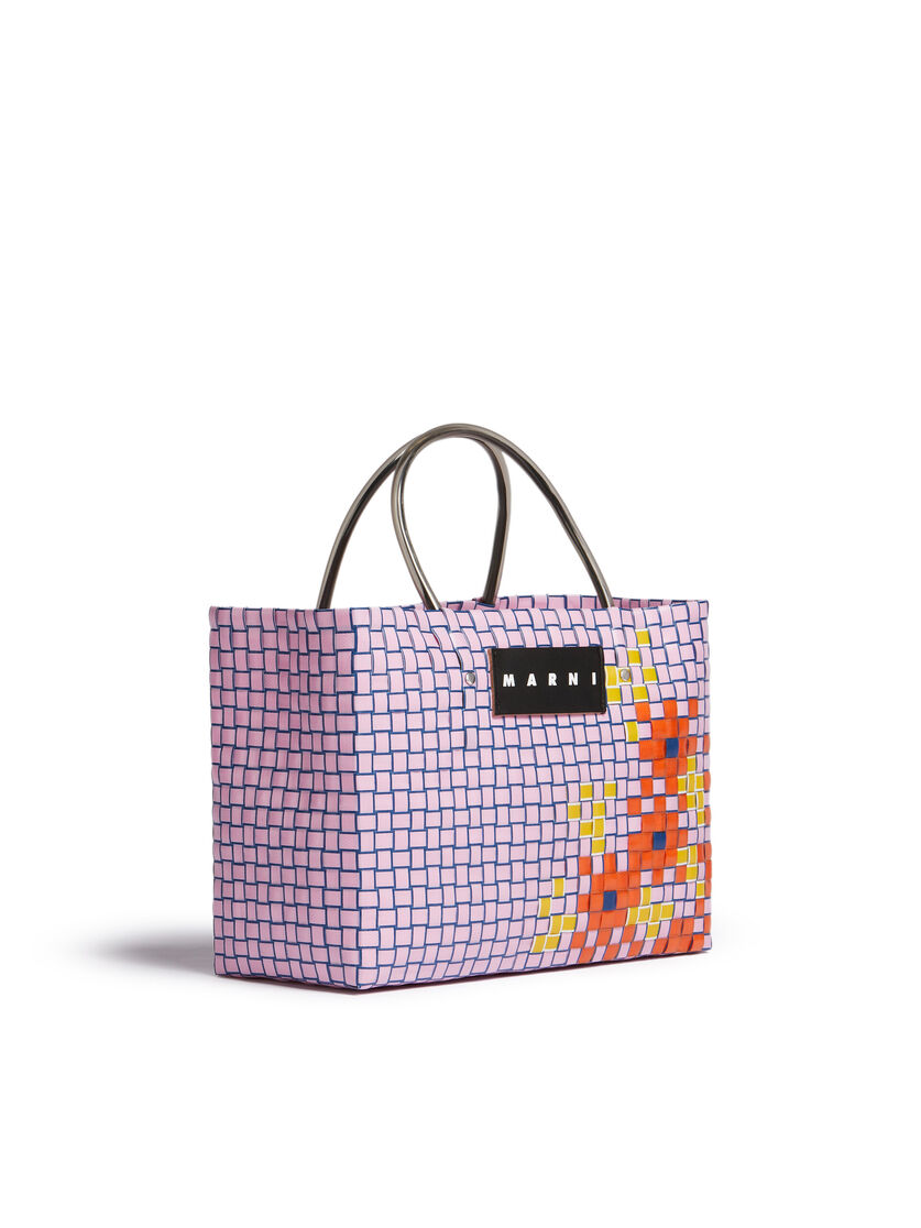 ロイヤルブルー MARNI MARKET FLOWER BASKET - ショッピングバッグ - Image 2