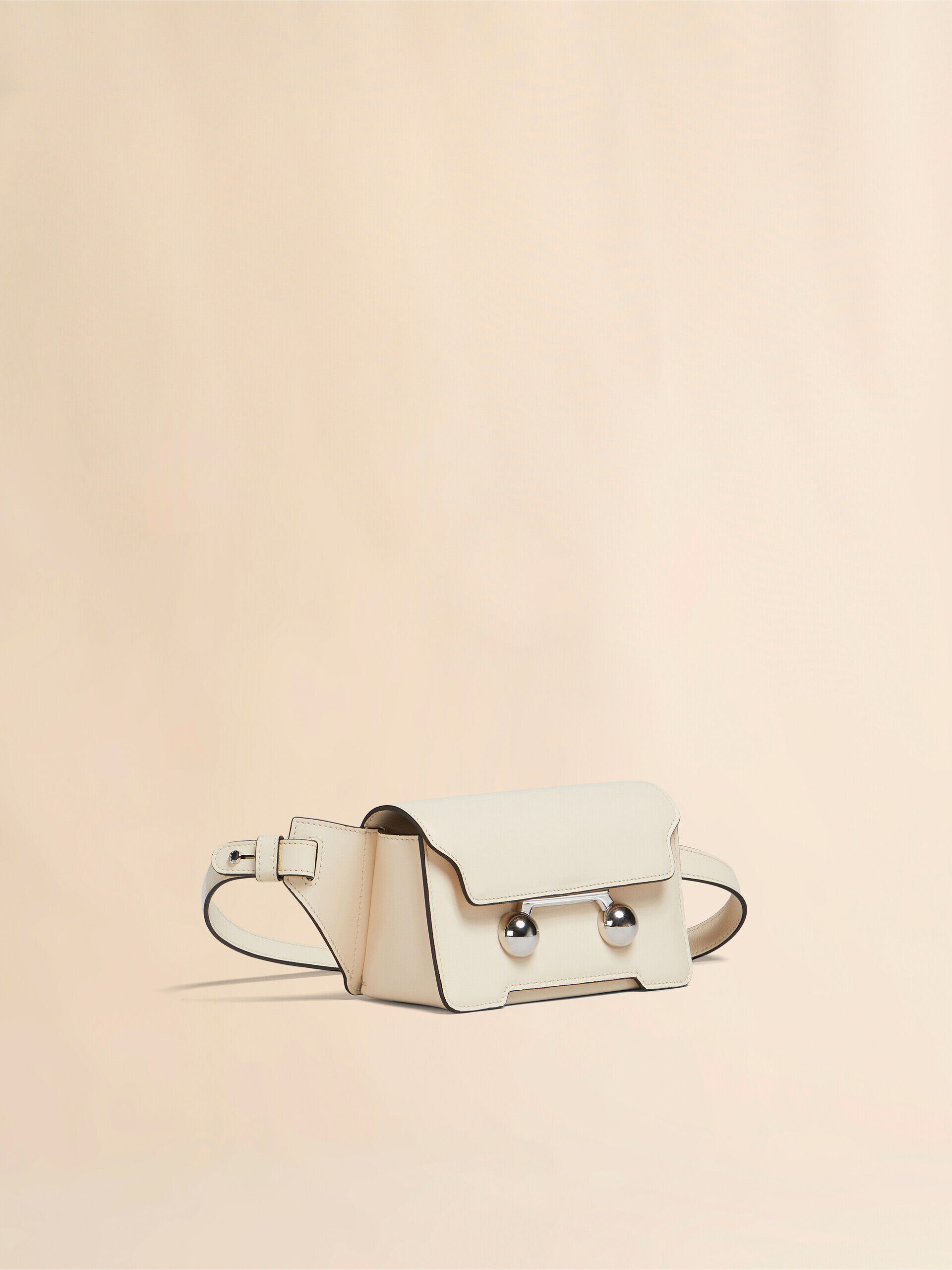 クリーム レザー製 Trunkaroo クロスボディバッグ | Marni
