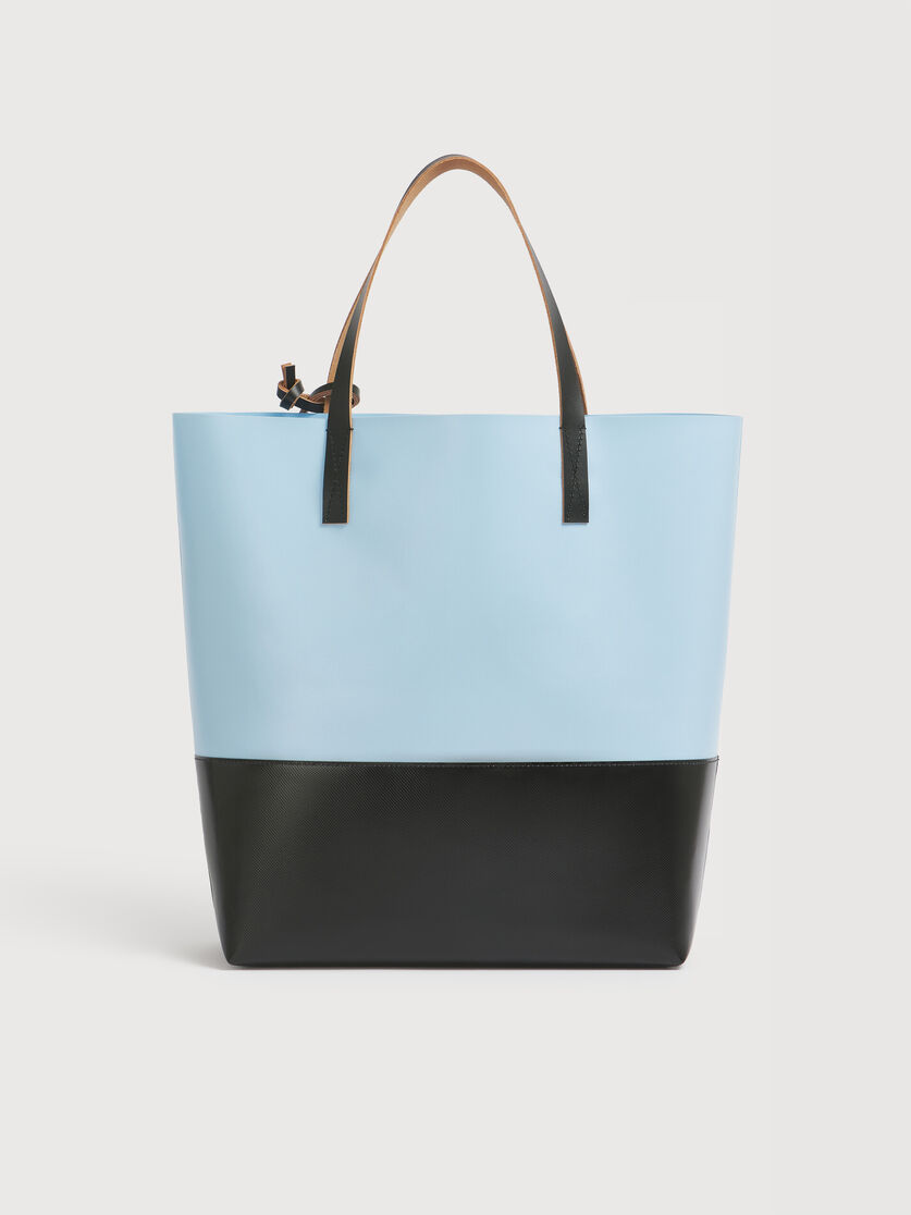 Black and light blue open shopper with Marni tag, Image 4