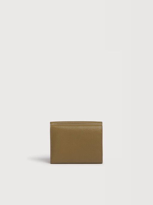 ブラウン レザー Marni Mending 三つ折りウォレット - 財布