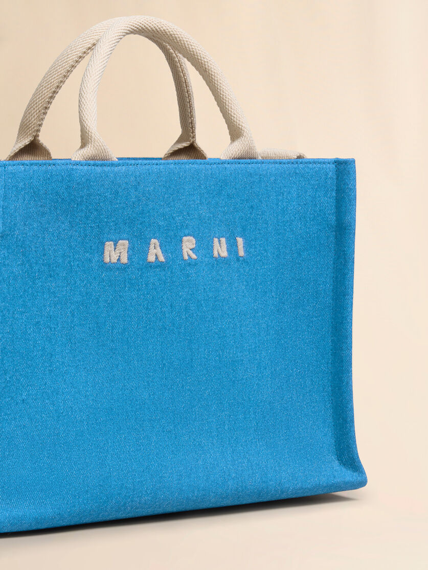 Denim tote small bag - Shopping Bags - Image 5