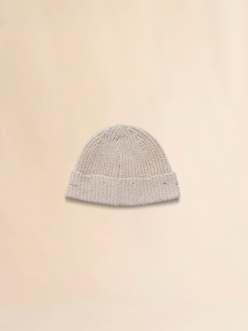 ベージュ ウールビーニー、マルニメンディング刺繍入り - 手袋 - Image 3
