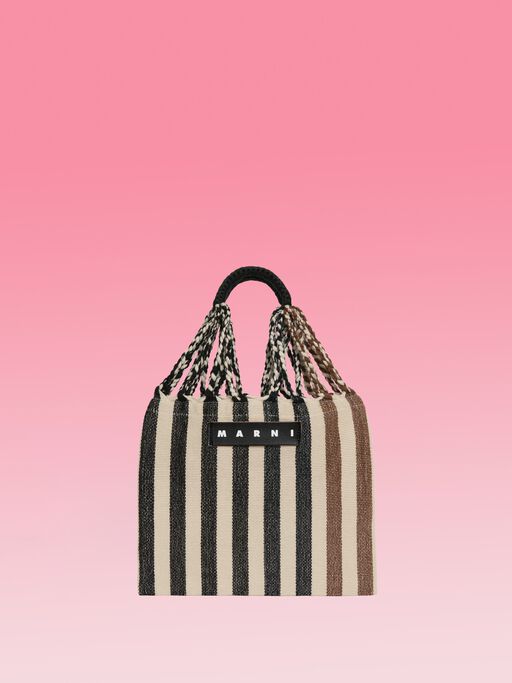 コニャック MARNI MARKET MINI HAMMOCK BAG - ショッピングバッグ