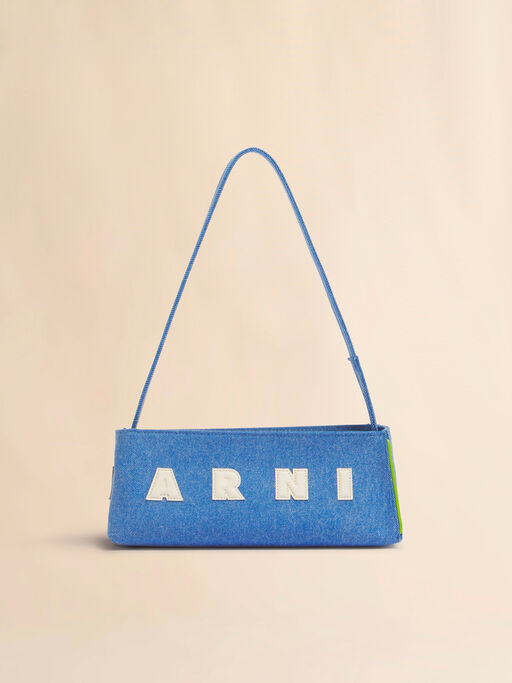 Blue denim Museo baguette bag - Shoulder Bags