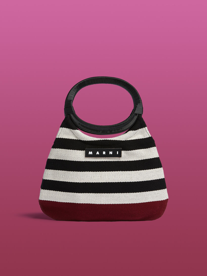 ブラックチェリー MARNI MARKET BOAT BAG | Marni 