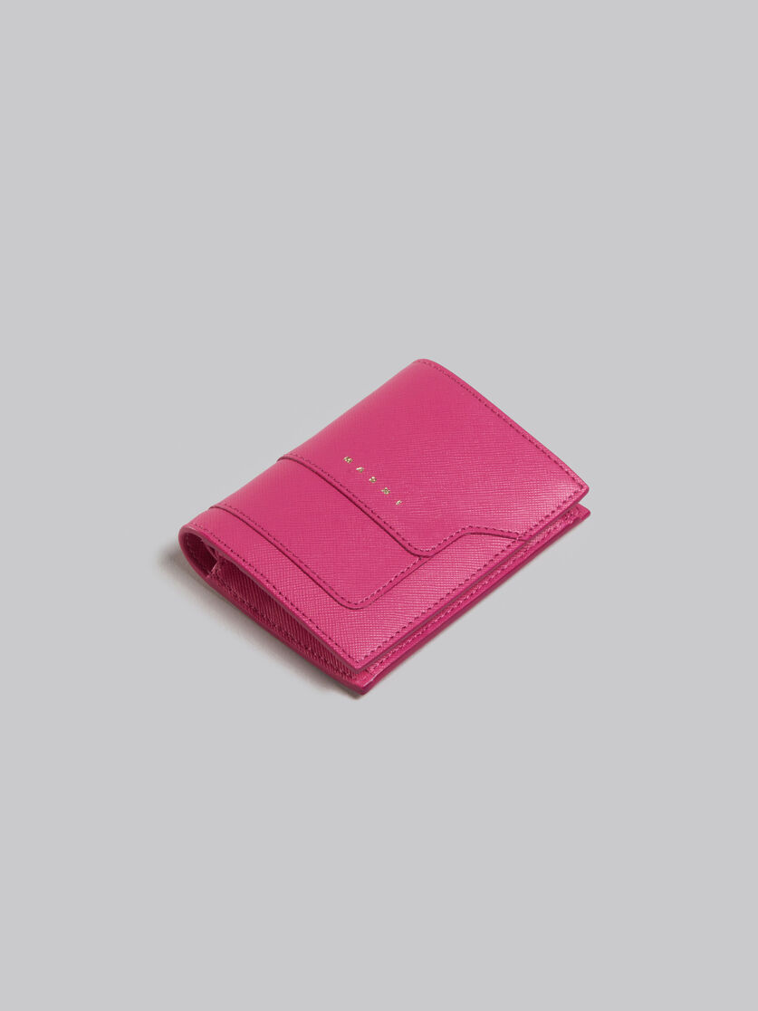 ブラック サフィアーノレザー製 二つ折りウォレット - 財布 - Image 5