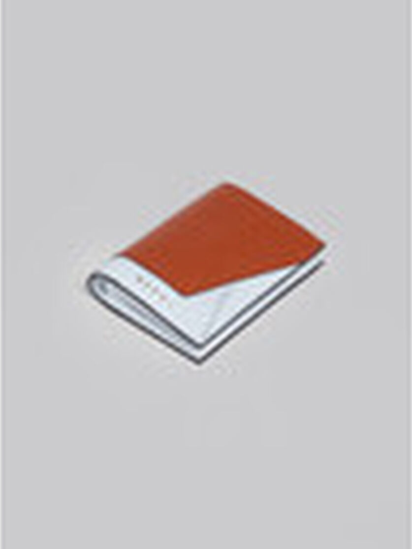グレー、ブルー レザー製二つ折りウォレット - 財布 - Image 4