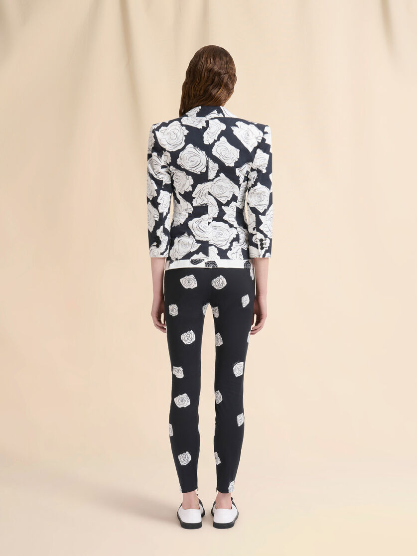 Babyjacke aus schwarzer Popeline mit Aurora-Print - Jacken - Image 3