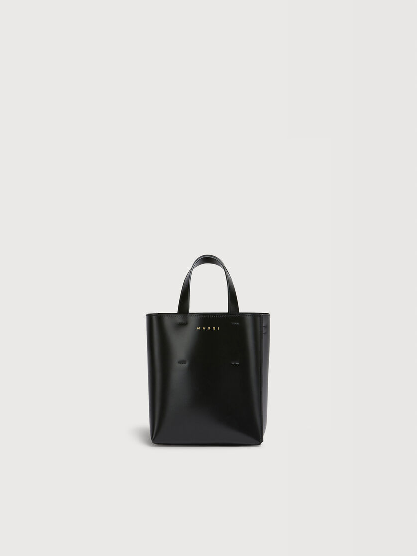 Museo Mini Bag in black leather, Image 1