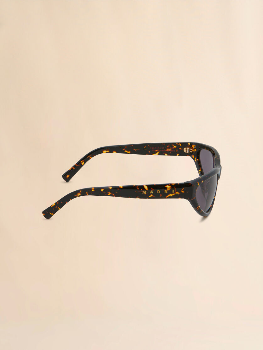 Havannafarbene Sonnenbrille Mavericks | Marni