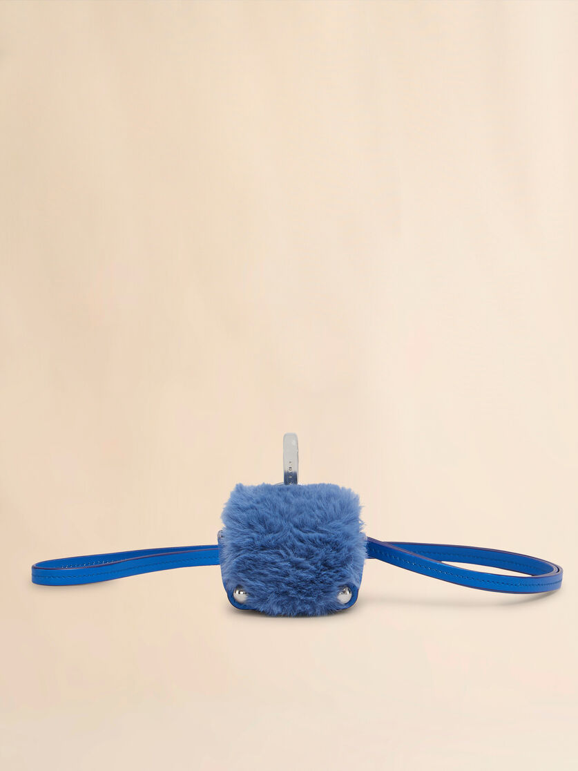 Blue leather AirPods case - Wallets and Small Leather Goods - Image 1