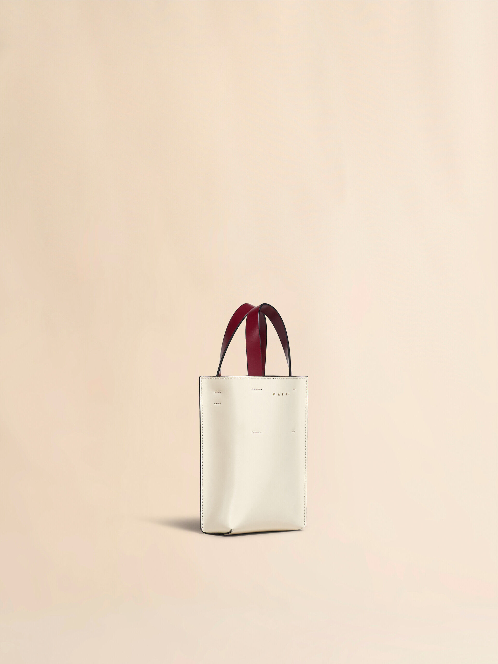 ♦MARNI♦ナノ ショッピングバッグ☆正規品・関税込☆ ブラウン、ブラック レザー製 Museoナノバッグ | Marni