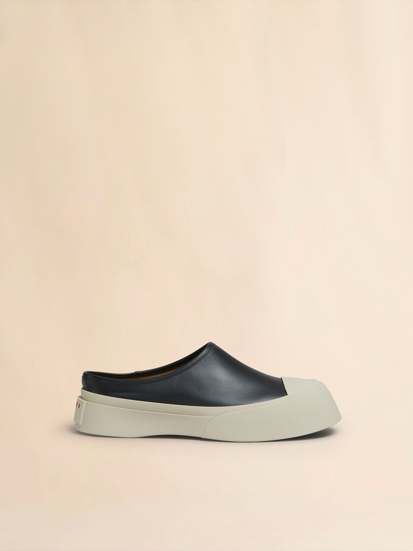 ブラック レザー製 Pablo サボ | Marni
