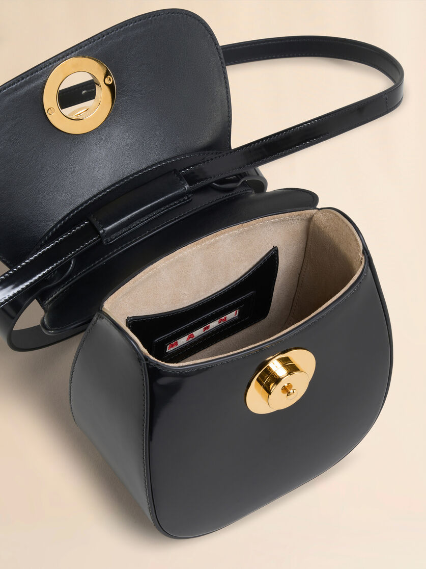 Brown leather Butterfly small handbag - Shoulder Bags - Image 3